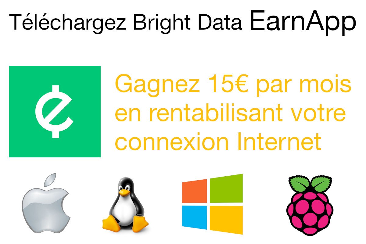 En 2024 gagner jusqu'à 15€/mois grace à EarnApp